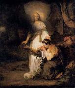 Hagar and the Angel, Carel fabritius